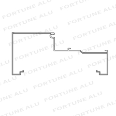 Cambodia Market Extruded Aluminum Profile For Doors And Windows