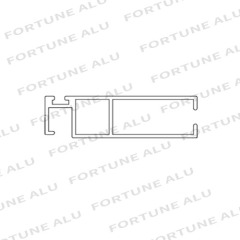 Aluminum Extrusions Profiles Section for Windows Doors Guinea-Bissau Market