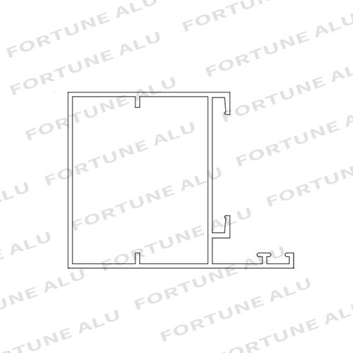 Extruded Aluminum Profiles Aluminum Frame For Window And Door For Guinea-Bissau Market