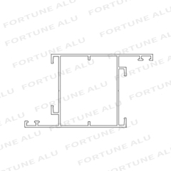 China Aluminium Windows Doors Section Profiles for Guinea-Bissau Market