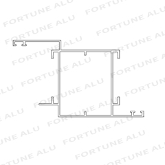 Materials Extruded Aluminum Windows And Doors Section Profiles For Guinea-Bissau Market
