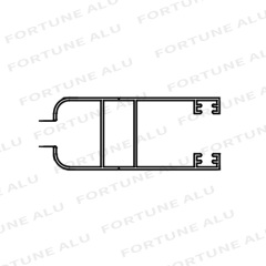 Mali 6063 T5 Custom Aluminium Extrusion Profiles for Window Door from China