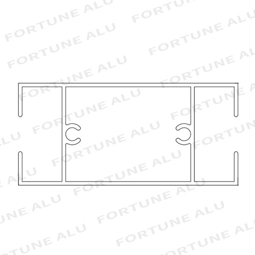 Bolivia Custom Powder Coated Aluminum Extrusion Profiles for Windows and Doors