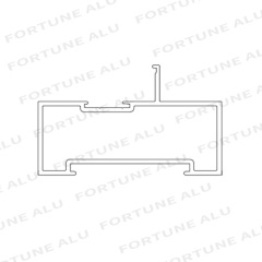 South Africa Powder Coated Aluminum Window Door Extrusion Profiles from China