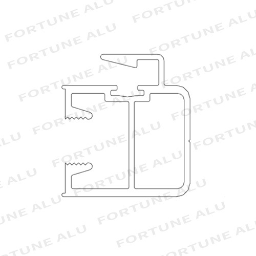 Custom Wide Aluminum Extrusion Profiles Series for Window Door to South Africa