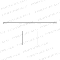 Powder Coated Aluminium Window Door Extrusions Profile China Factory to Chile