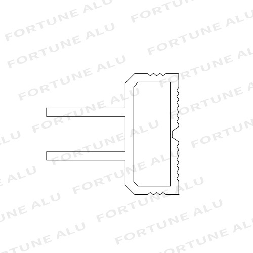 Chile Market Aluminium Profiles Export Powder Coating Spray White Aluminum Profile For Aluminium Window And Door