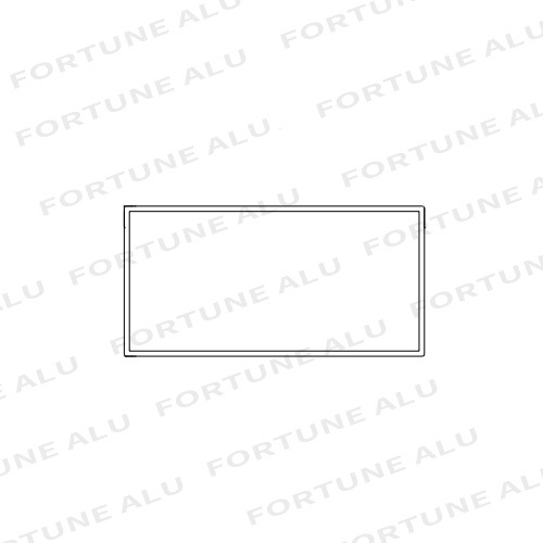 Chile Custom Standard Square Tube Aluminum Section Profiles from China Bulk