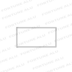 Chile Custom Standard Square Tube Aluminum Section Profiles from China Bulk