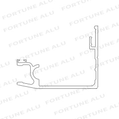 China Aluminum Window Door Frame Extrusion Profiles Supplier to Brazil
