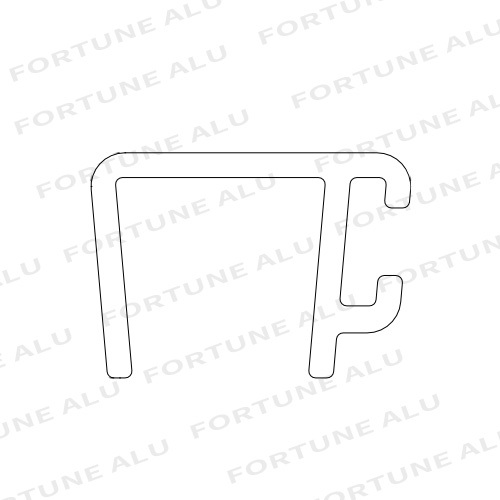 6063 T5 Aluminium Window Door Frame Section Profiles China to Brazil
