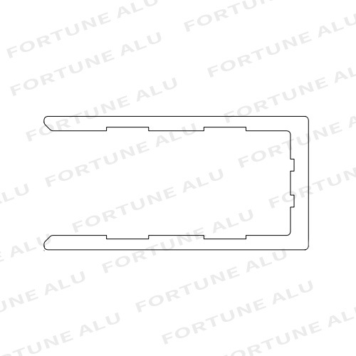 Brazil Market Powder Coated Aluminum Extrusion Profiles for Windows Doors