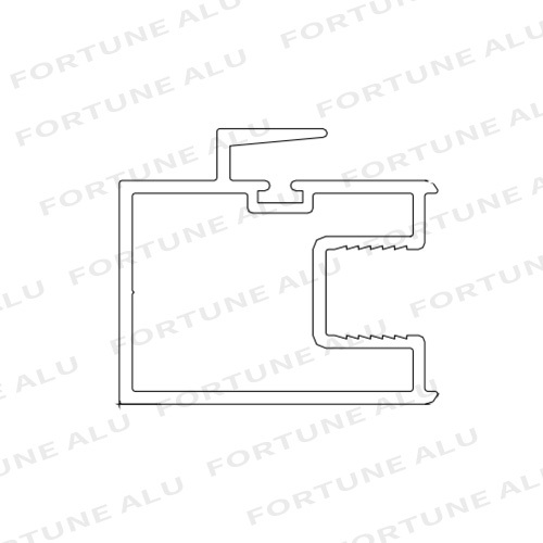 Ecuador Custom Aluminium Section Profiles for Window Door from China