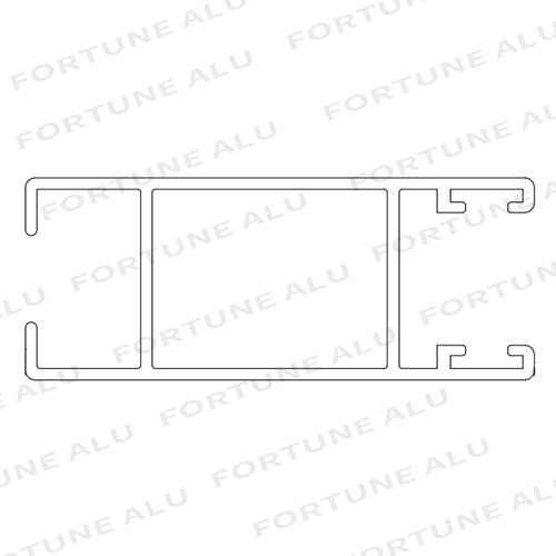 Haiti Good Quality Powder Coating Black White Window Door Extrusion Aluminium Profiles from China