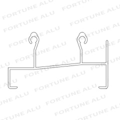 China Aluminum Extrusion Profiles Section for Window Company to Haiti
