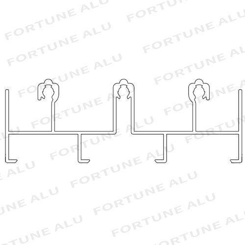 Custom Powder Coated Aluminum Extrusion Profiles Section for Window Door from China