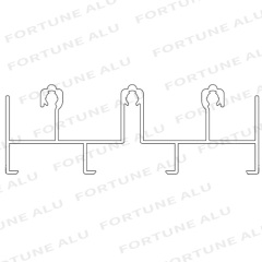 Custom Powder Coated Aluminum Extrusion Profiles Section for Window Door from China