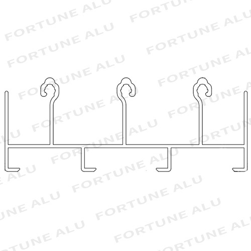 Haiti Aluminium Section Extrusion Profiles for Windows and Doors