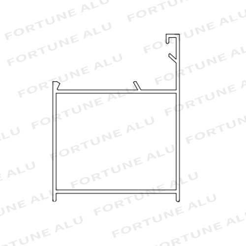 Iraq Market Extruded Aluminum Profile For Doors And Windows