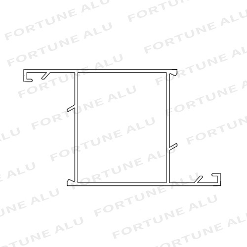 Iraq Market Custom Available Extruded Aluminum Profile For Doors And Windows