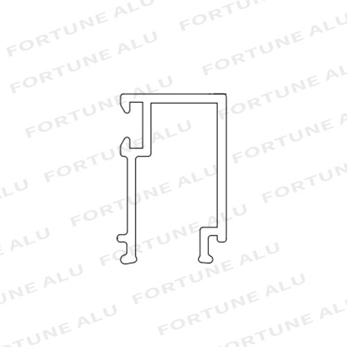 6063 Thailand Market Aluminum Profile Powder Coating Black Silver Door And Window