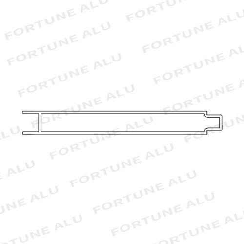 Custom Aluminum Extrusion Section Profiles for Windows and Doors Iraq Market