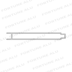 Custom Aluminum Extrusion Section Profiles for Windows and Doors Iraq Market