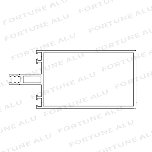 Iraq Market General Anodized Extruded Aluminum Window And Door Profiles