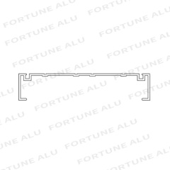 6063 T5 Thailand Market Aluminium Extrusion Profile Powder Coating from China