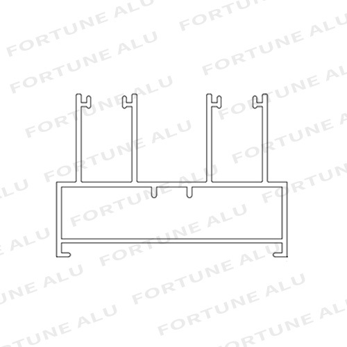 6063 Aluminum Extrusion Customized Profile For Window Door Suitable For Thailand Market