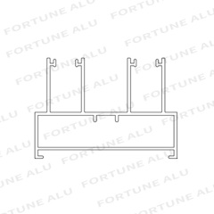 6063 Aluminum Extrusion Customized Profile For Window Door Suitable For Thailand Market