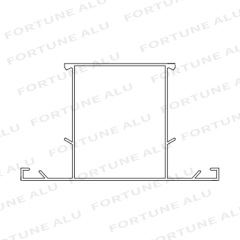 Iraq Market Buy Powder Coated Profile Aluminium Section from China Factory