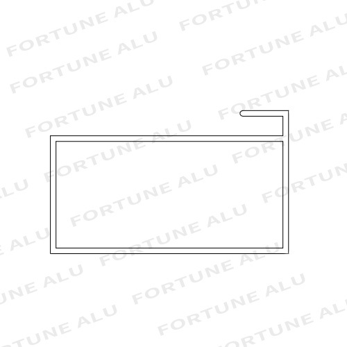 Extruded Aluminum Profile For Window And Door Custom Available For Iraq Market