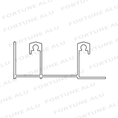 Israel Market Custom Powder Coated Aluminum Window Door Profiles from China Factory