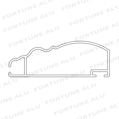 Alloy Materials Extrusion Aluminum Window And Door Profile For Lebanon Market