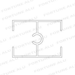 Nigeria Market Extruded Polished Aluminum Window Door Profiles To Make Sliding Window Frame