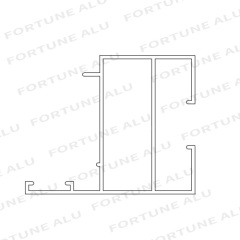 Nigeria Market Aluminum Extrusion Section Profiles for Windows Doors