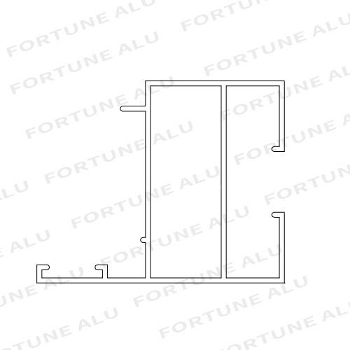 Nigeria Market Aluminum Extrusion Section Profiles for Windows Doors