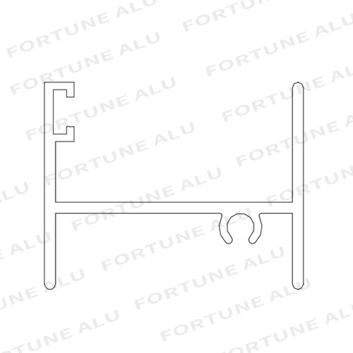 Nigeria 6063 T5 Custom Window And Door Aluminum Profiles Extrusion Profile