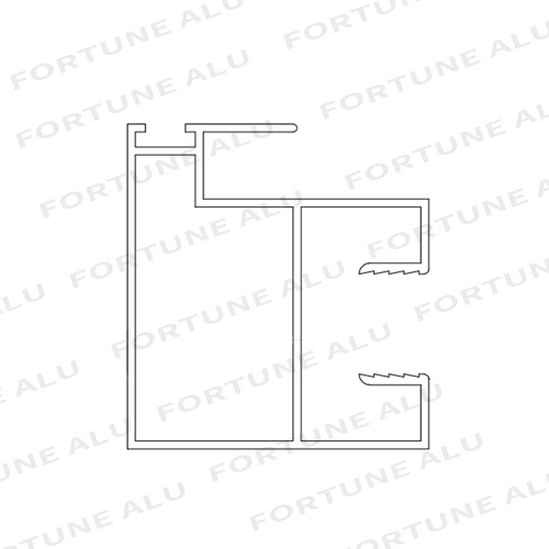Polished Anodized Powder Coating Custom Aluminum Profiles For Window And Door Nigeria Market