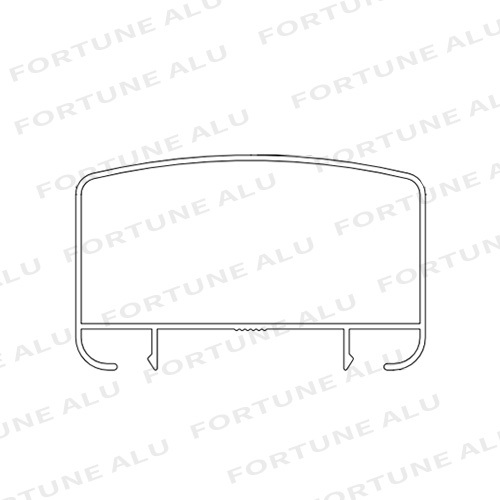 China Factory Custom Aluminium Extrusion Profiles for Windows Doors to Senegal