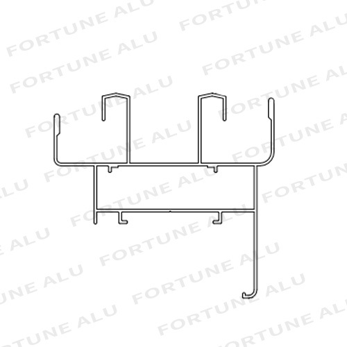 Senegal Market Powder Coated Aluminum Extrusion Profiles for Windows Doors