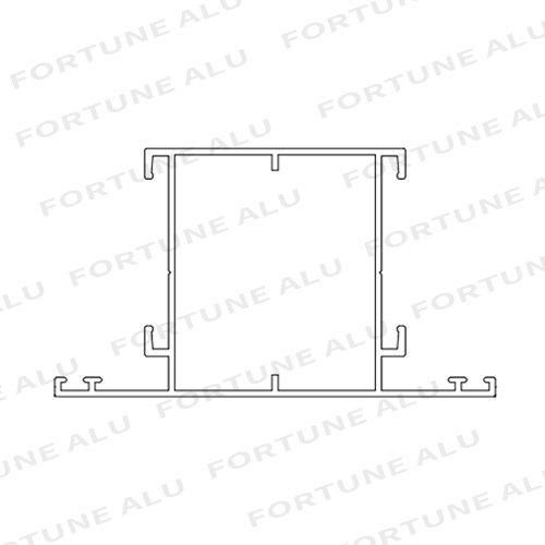 Extruded Aluminum Window And Door Profile Powder Coating Customized For Senegal