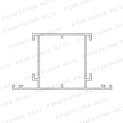 Extruded Aluminum Window And Door Profile Powder Coating Customized For Senegal