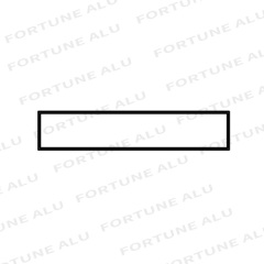 Rectangle Mill Finish Silver Custom Available Aluminum Profile For Window And Door China Factory For Tanzania Market