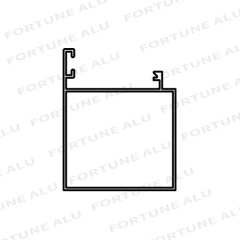 Extruded Aluminum Sliding Window Door Profiles Section For Tanzania Market Window Door Aluminum Profile