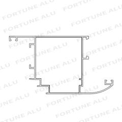 Côte d'Ivoire Powder Coating Aluminum Extrusion Profile Window Door
