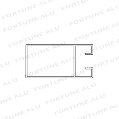 Côte d'Ivoire Extruded Polished Customized Aluminum Window And Door Profile China Factory