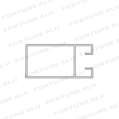 Côte d'Ivoire Extruded Polished Customized Aluminum Window And Door Profile China Factory