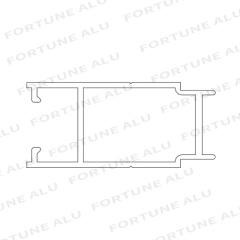 Colombia Custom Black Aluminum Window Door Profiles China Extrusion Company